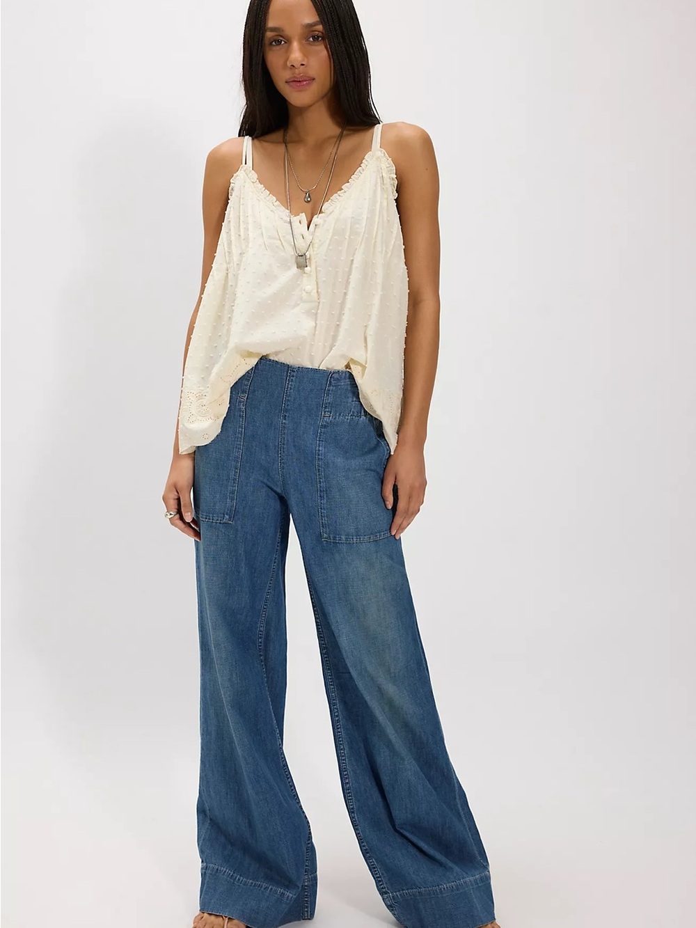 We The Free Breezy Denim Pull-On Jeans